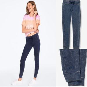 Victoria's Secret PINK Cotton Leggings Acid Wash